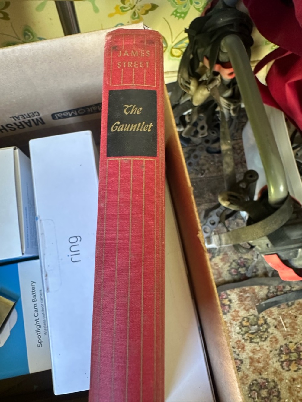 The Gauntlet Clothbound Hardcover Book - Red